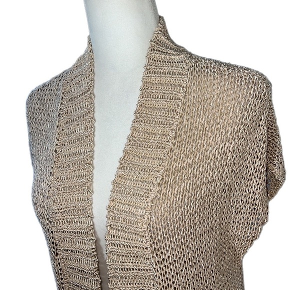 Alice + Olivia Open Knit short Sleeve Cardigan S - Picture 2 of 7